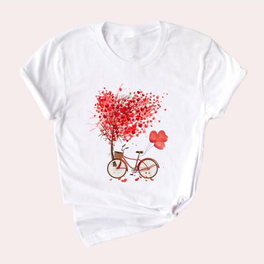 Mirielle - Women's T-shirt with decorative print