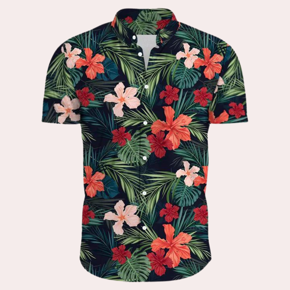 Andre - Colorful and trendy Hawaiian men's shirt