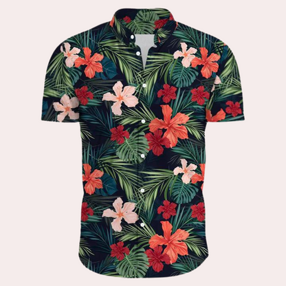 Andre - Colorful and trendy Hawaiian men's shirt