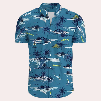 Andre - Colorful and trendy Hawaiian men's shirt