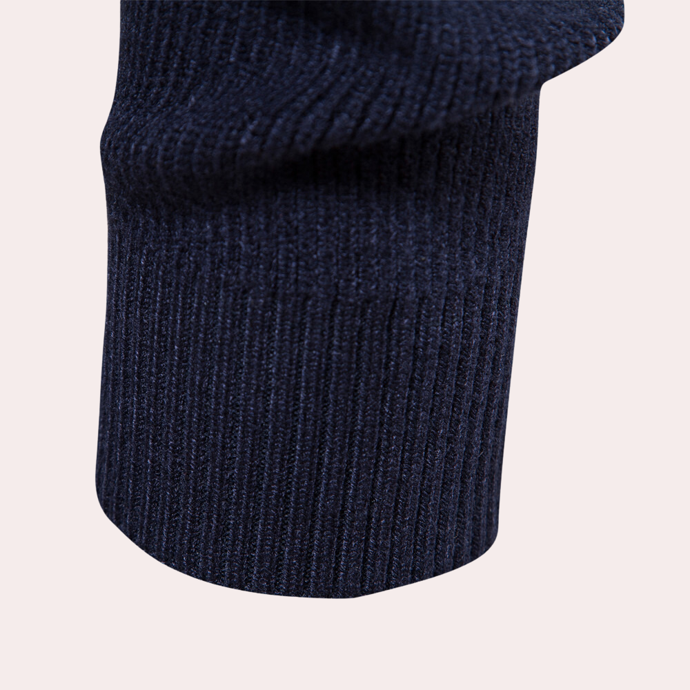 Vachel - Casual knitted men's sweater with zipper