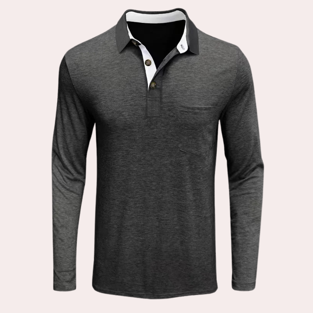 Leutrim - Comfortable men's polo shirt