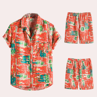 Amedeo - Two-piece Hawaiian men's set