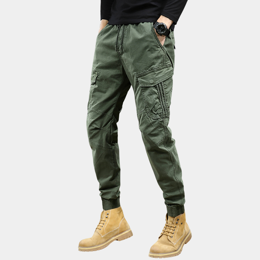 Daan - Men's cargo pants with multiple pockets