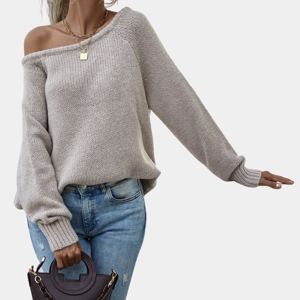 Lina - Warm knitted women's sweater