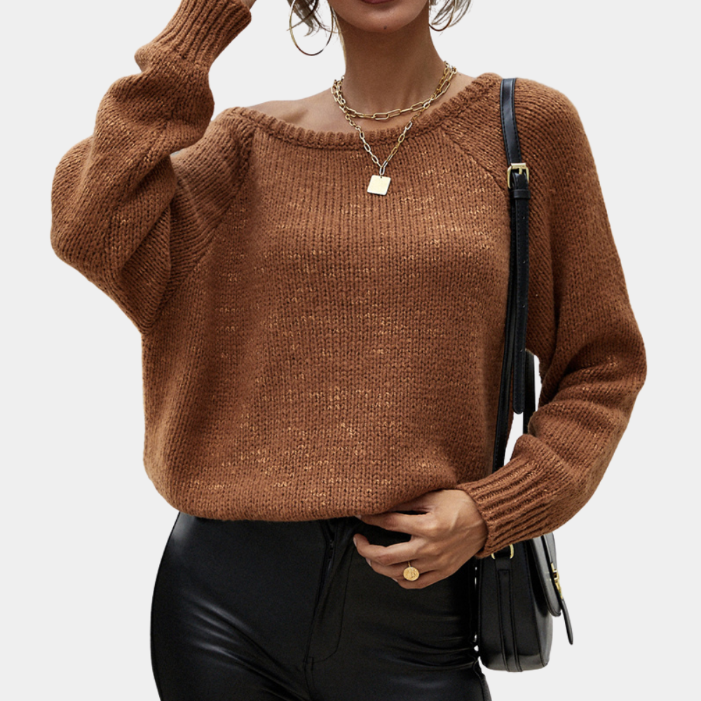 Lina - Warm knitted women's sweater