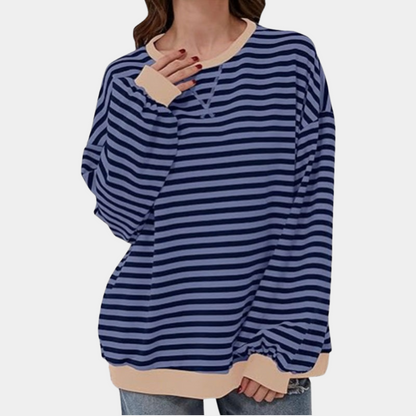 Gioia - Oversized and striped sweater for women