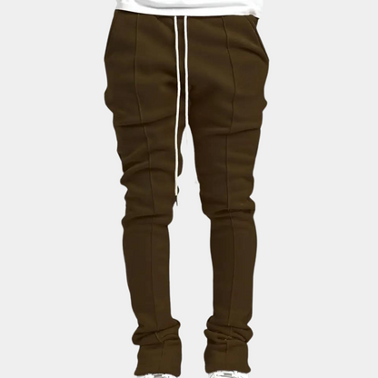 Ricco - Casual flared jogger pants for men