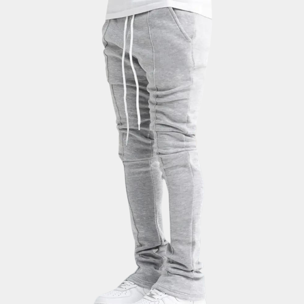 Ricco - Casual flared jogger pants for men