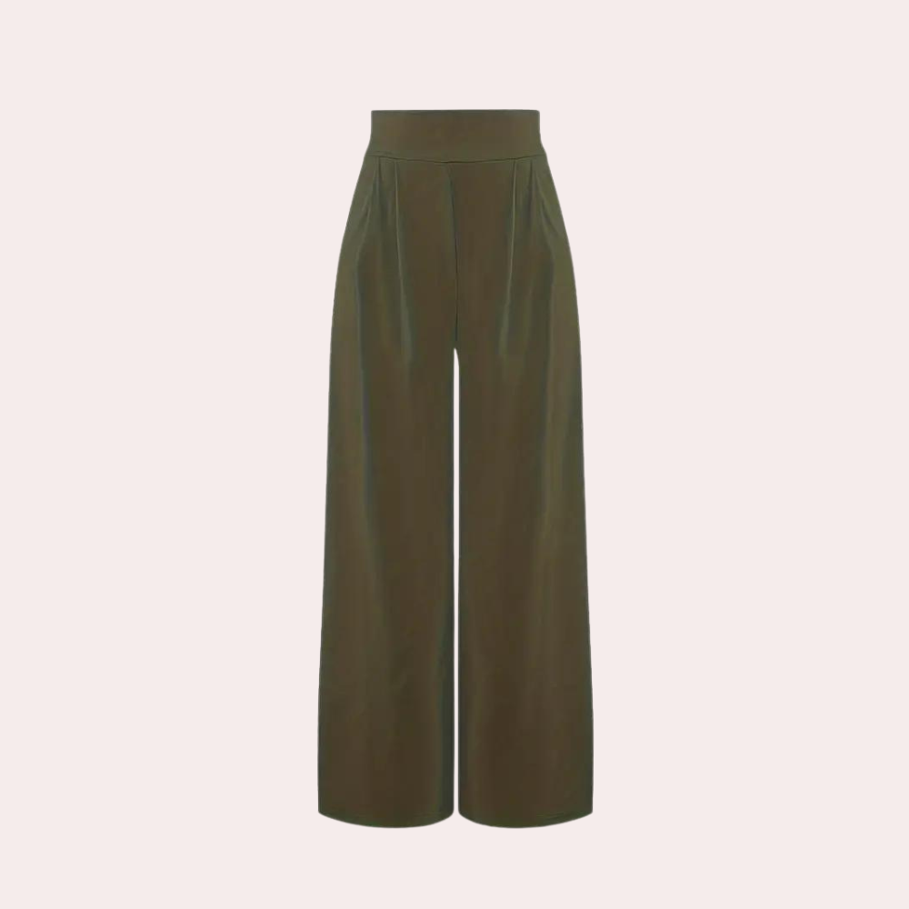 Agnesia - Comfortable flared women's trousers