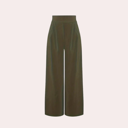 Agnesia - Comfortable flared women's trousers