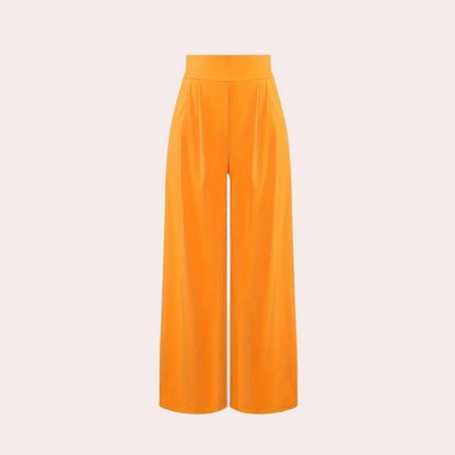 Agnesia - Comfortable flared women's trousers