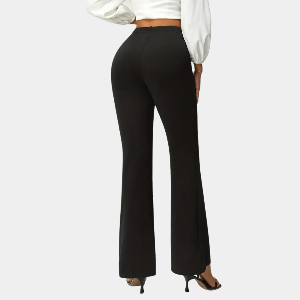 Margot - Elegant and stretchy flared trousers for women