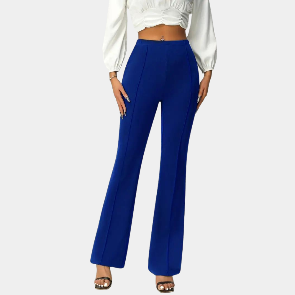 Margot - Elegant and stretchy flared trousers for women