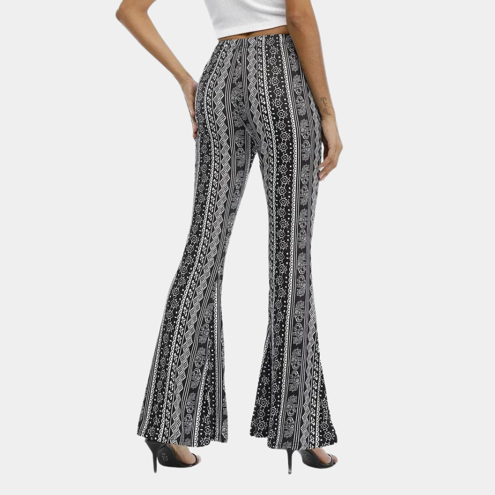 Soleil - Boho style flared pants for women