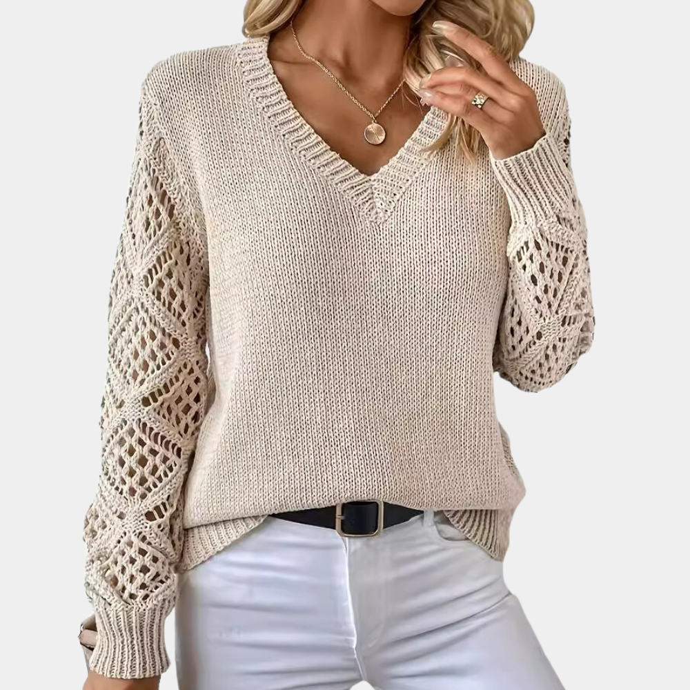 Liege - Hollowed out women's sweater