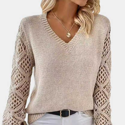 Liege - Hollowed out women's sweater