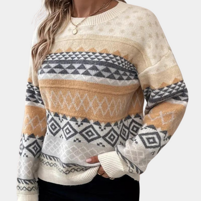 Emilija - Stylish knitted sweater for women