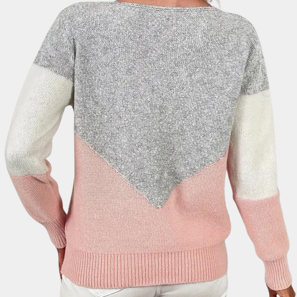 Giedre - Stylish knitted women's sweater