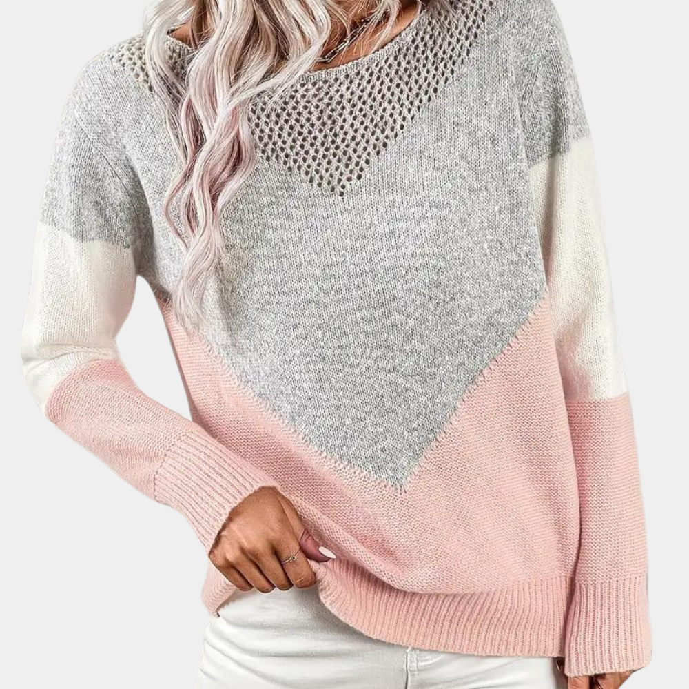 Giedre - Stylish knitted women's sweater