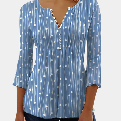 Zara - Women's blouse with dots