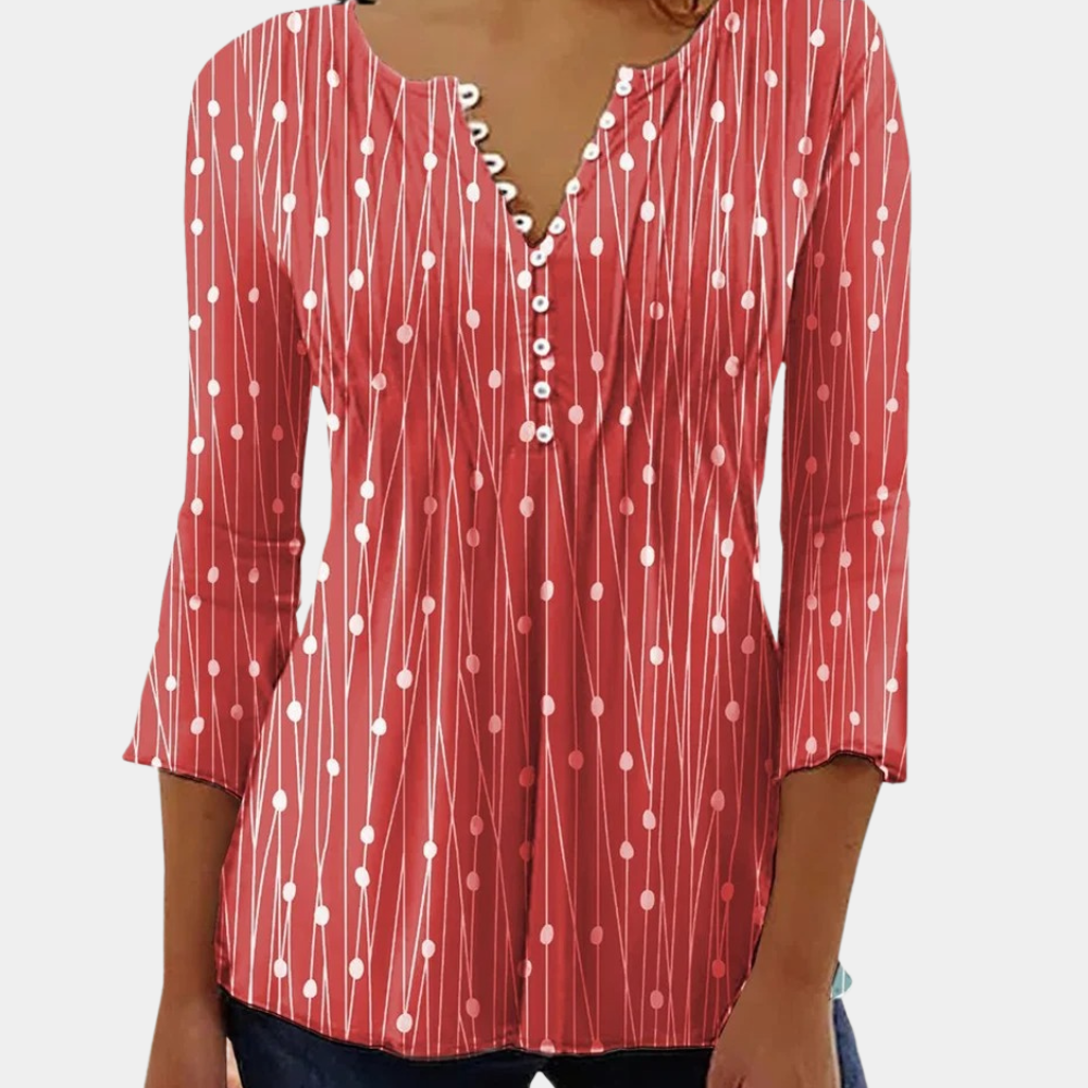 Zara - Women's blouse with dots