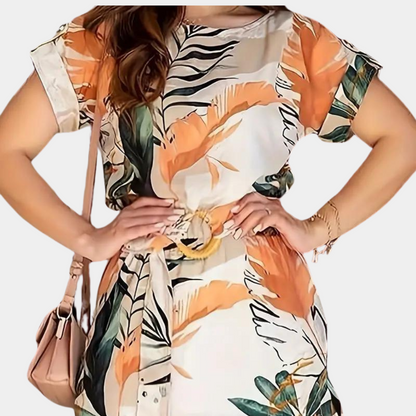 Elegant floral dress for women