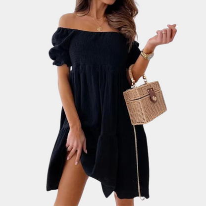 Casual off shoulder dress for women