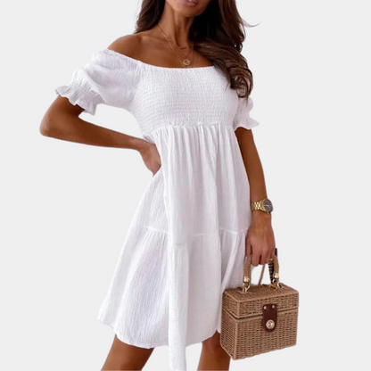 Casual off shoulder dress for women