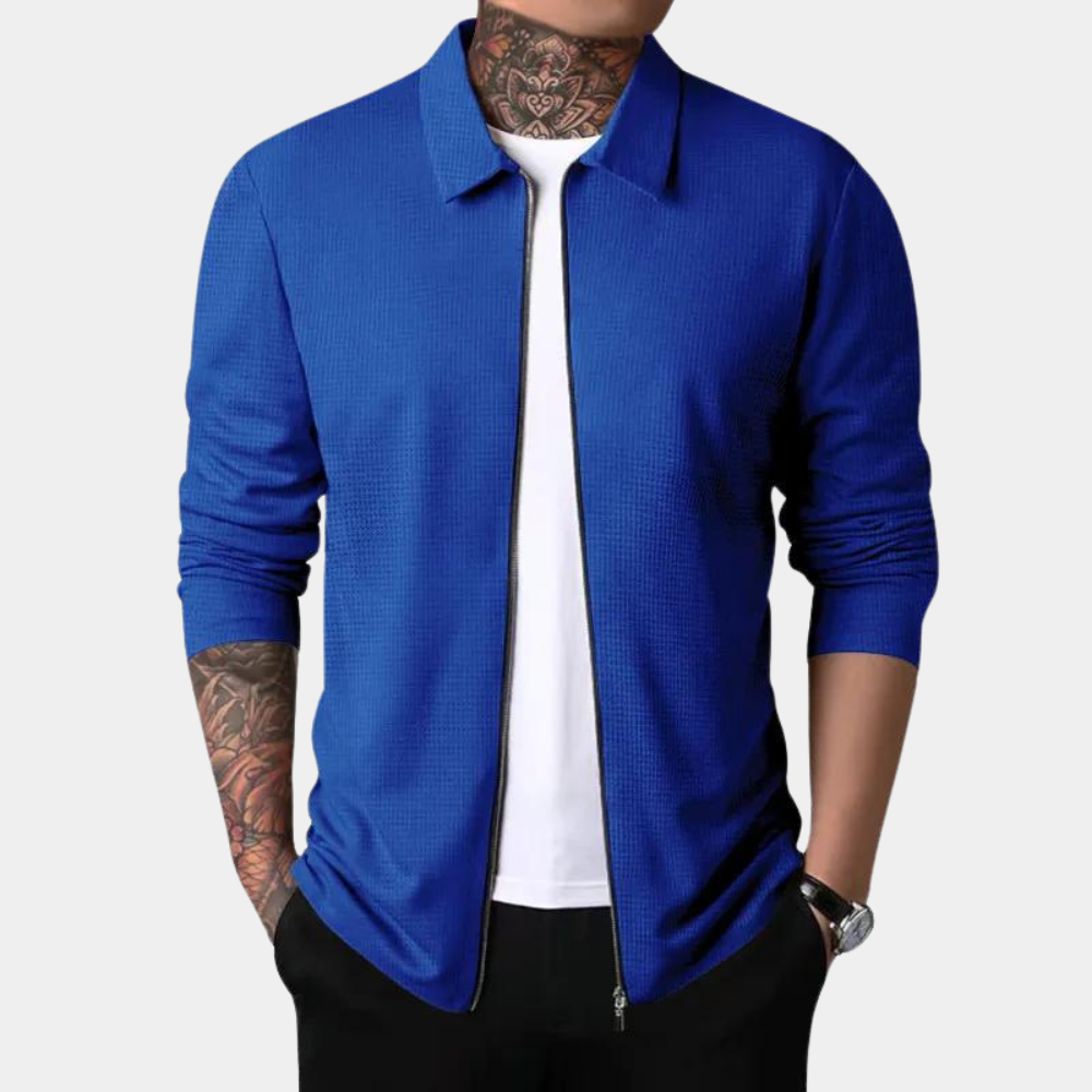 Men's jacket with zipper