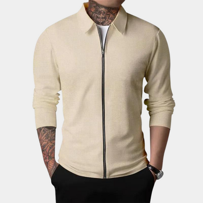 Men's jacket with zipper