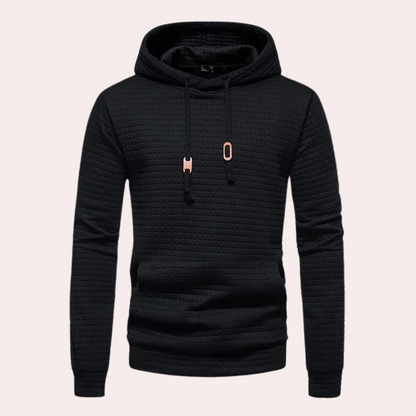 Casual men's hood with pocket