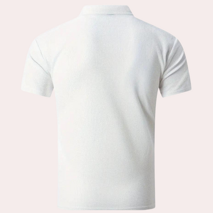 Men's breathable polo shirt