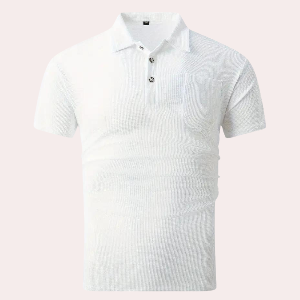 Men's breathable polo shirt