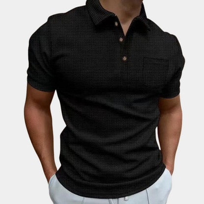 Men's casual shirt with short sleeves