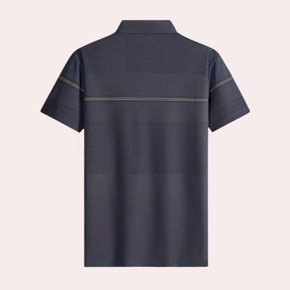 Stylish striped men's polo shirt