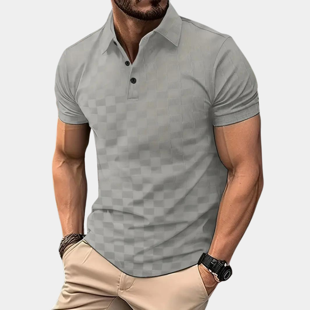 Stylish polo with short sleeves