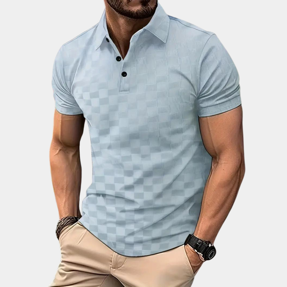 Stylish polo with short sleeves