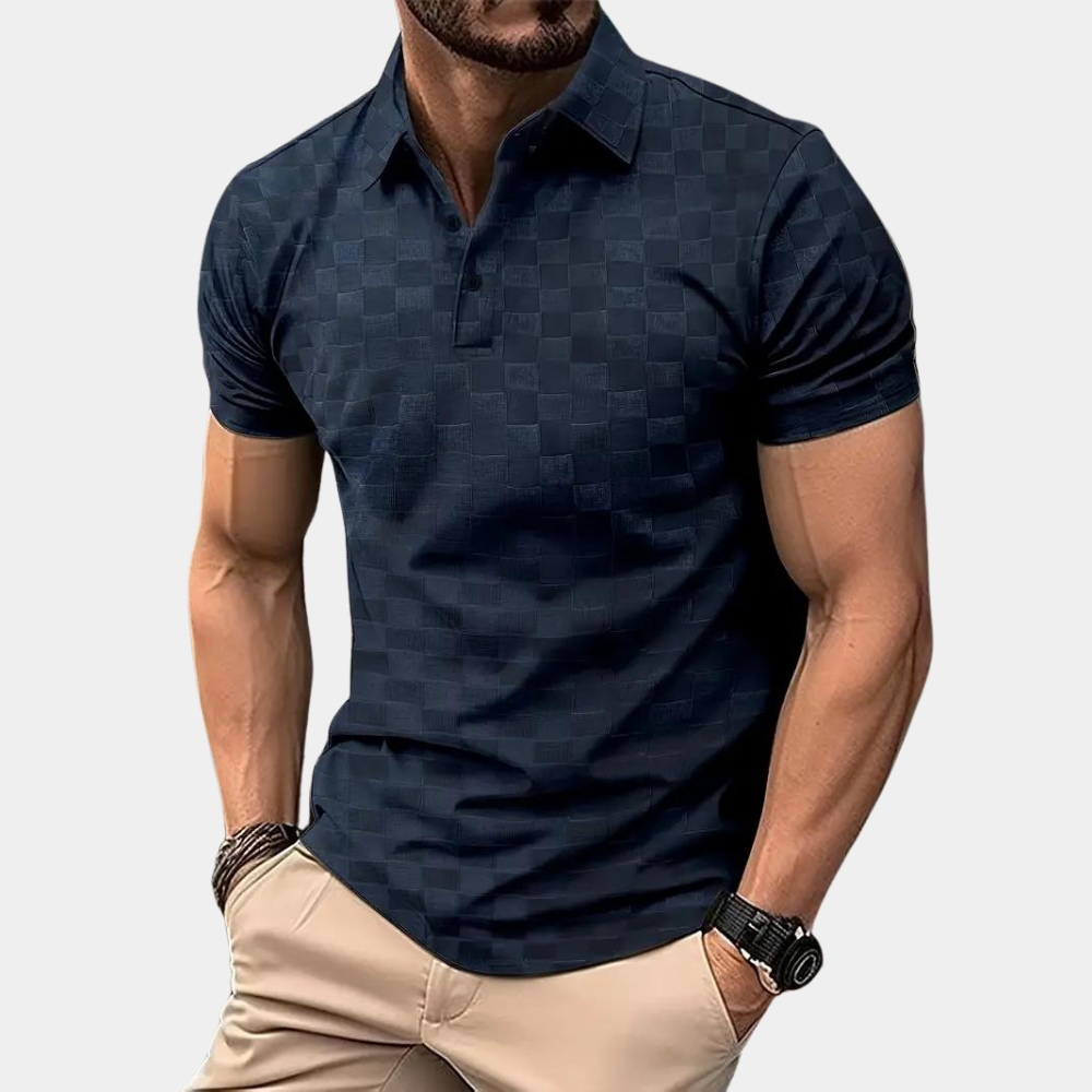 Stylish polo with short sleeves