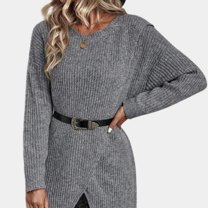 Modern women's sweater dress