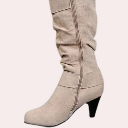 Trendy ladies knee-high boots