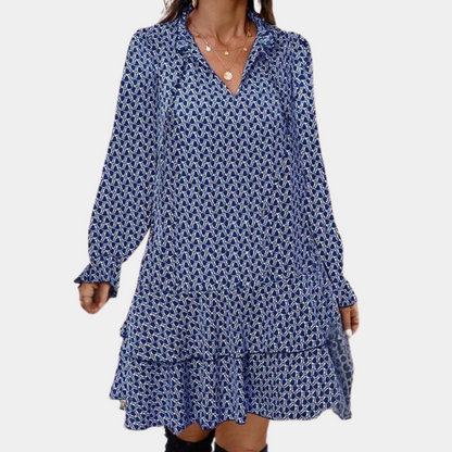 Women's dress with long sleeves