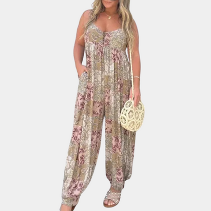 Women's boho style jumpsuit