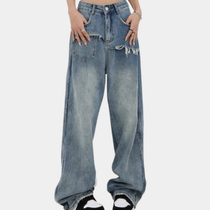 Ladies denim pants