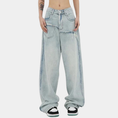 Ladies denim pants