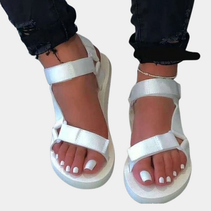 Color block women's sandals