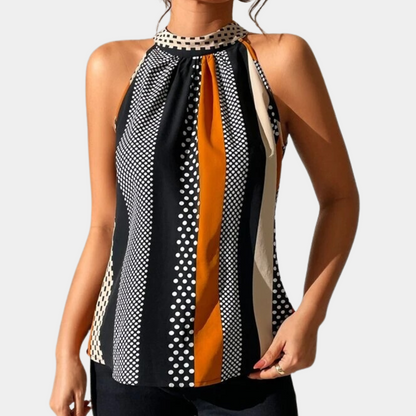 Elegant sleeveless women's top