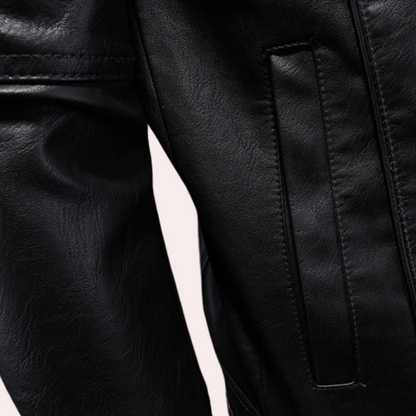 Modern biker jacket for men