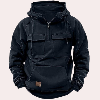 Elegant winter hoodie for men