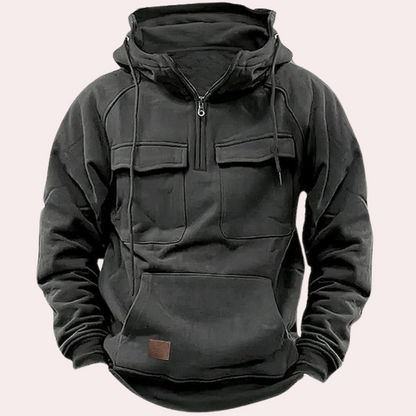 Elegant winter hoodie for men